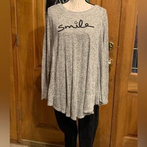 Anybody cozy oversized tunic size large EUC